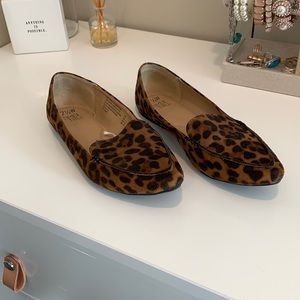 Leopard Flats Size 7 1/2